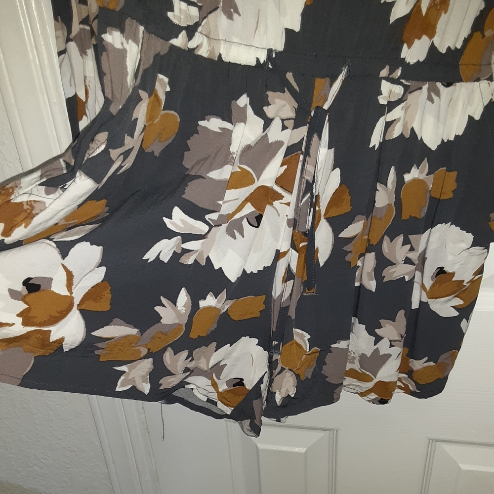 Long sleeve floral romper